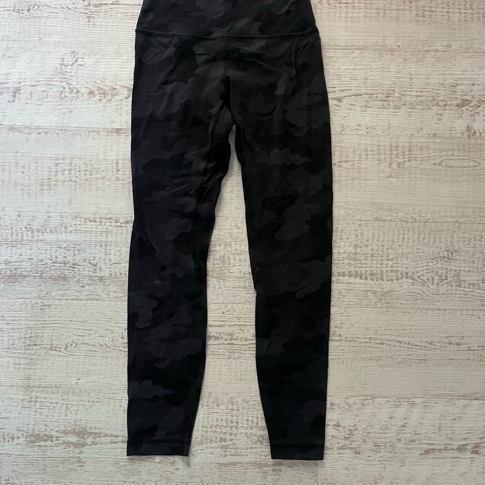 Black Camouflage LULU Leggings
